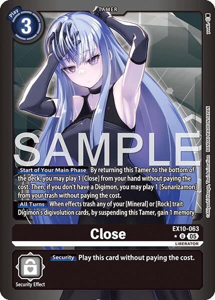 Close [EX10-063] (Limited Foil) [Sinister Order] | Clutch Gaming