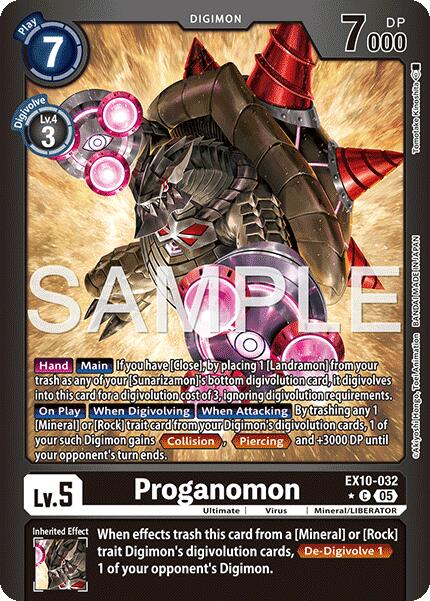Proganomon [EX10-032] (Limited Foil) [Sinister Order] | Clutch Gaming