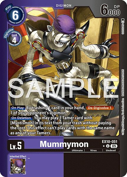 Mummymon [EX10-051] (Limited Foil) [Sinister Order] | Clutch Gaming