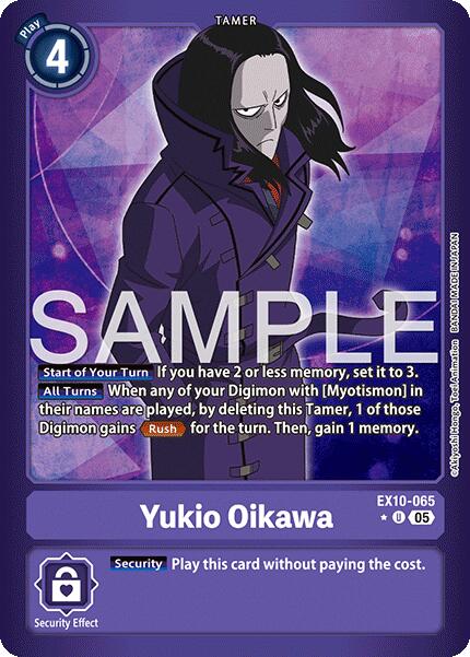 Yukio Oikawa [EX10-065] (Limited Foil) [Sinister Order] | Clutch Gaming