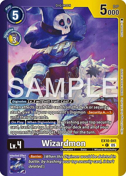 Wizardmon [EX10-041] (Limited Foil) [Sinister Order] | Clutch Gaming