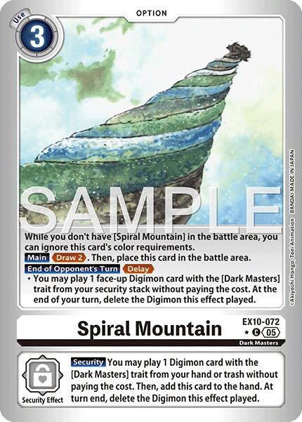 Spiral Mountain [EX10-072] (Limited Foil) [Sinister Order] | Clutch Gaming
