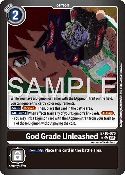 God Grade Unleashed [EX10-070] (Limited Foil) [Sinister Order] | Clutch Gaming