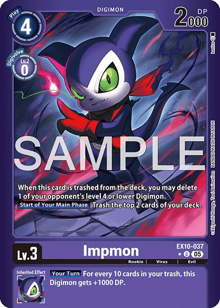 Impmon [EX10-037] (Limited Foil) [Sinister Order] | Clutch Gaming