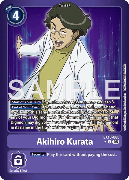 Akihiro Kurata [EX10-066] (Limited Foil) [Sinister Order] | Clutch Gaming