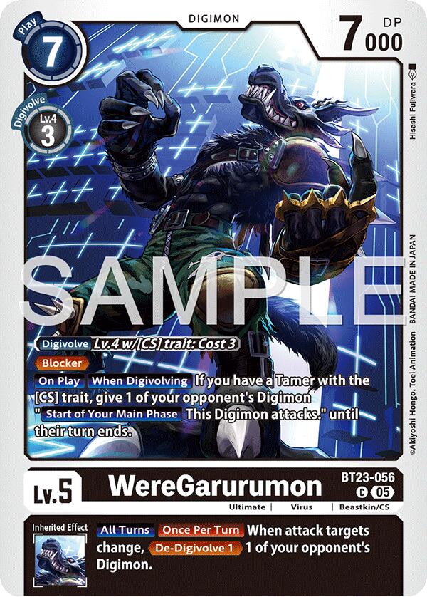 WereGarurumon [BT23-056] [Hackers' Slumber] | Clutch Gaming