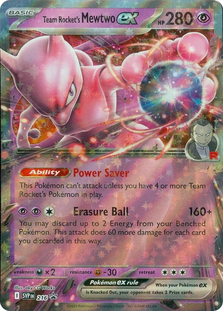 Team Rocket's Mewtwo ex (216) [Scarlet & Violet: Black Star Promos] | Clutch Gaming
