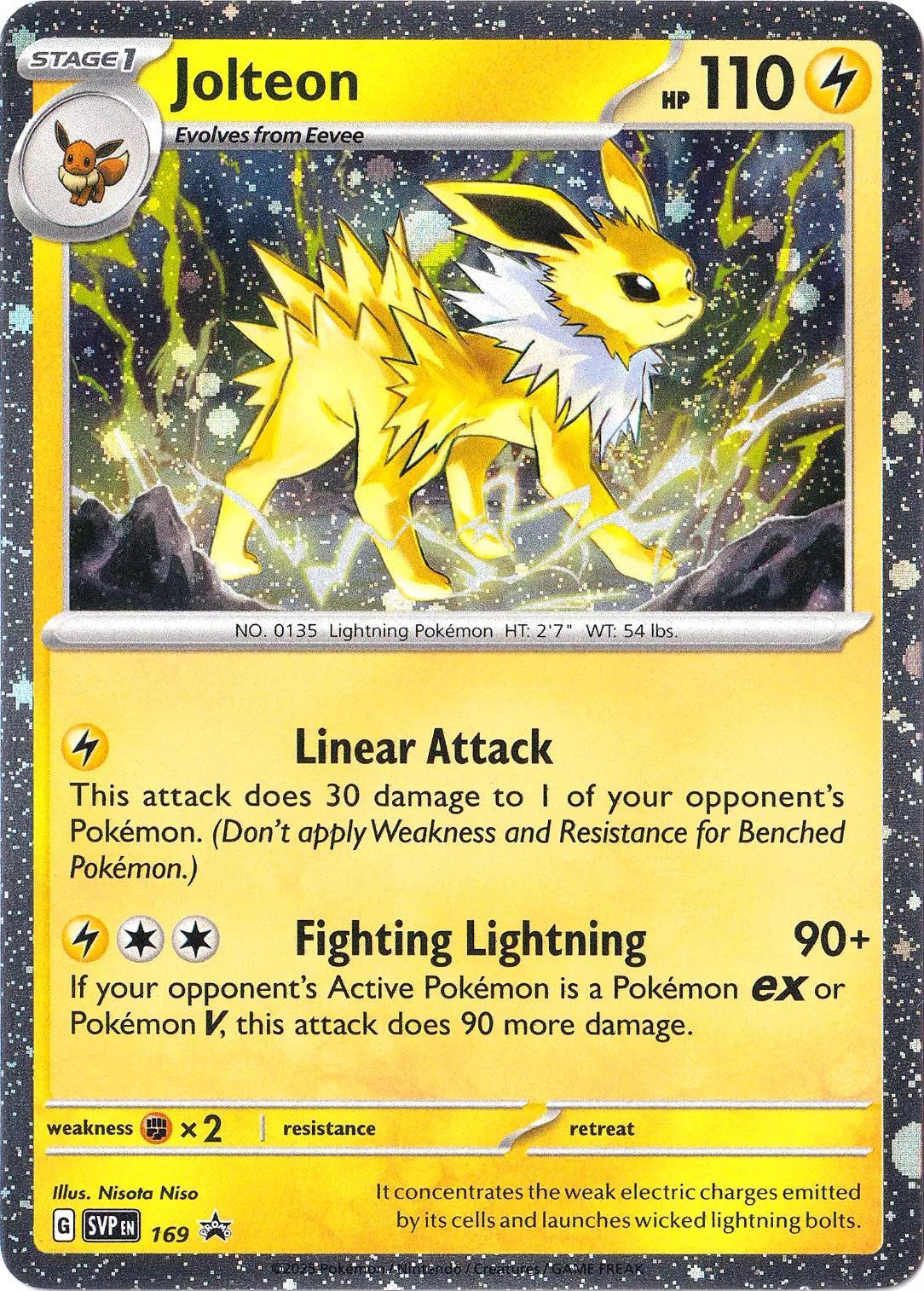 Jolteon (169) (Cosmos Holo) [Scarlet & Violet: Black Star Promos] | Clutch Gaming