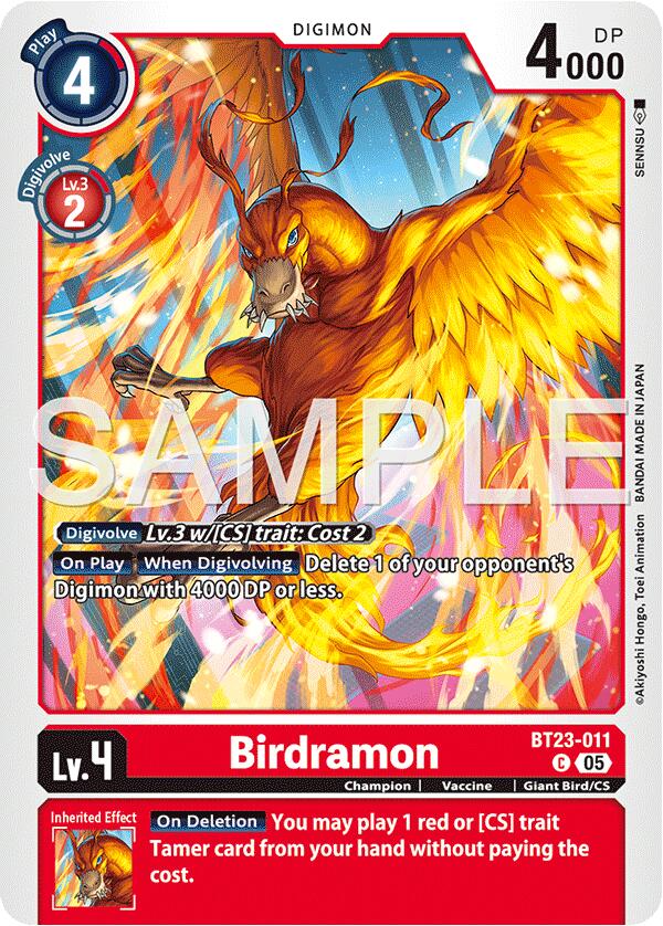 Birdramon [BT23-011] [Hackers' Slumber] | Clutch Gaming