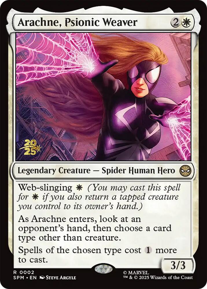 Arachne, Psionic Weaver [Marvel's Spider-Man Prerelease Promos] | Clutch Gaming