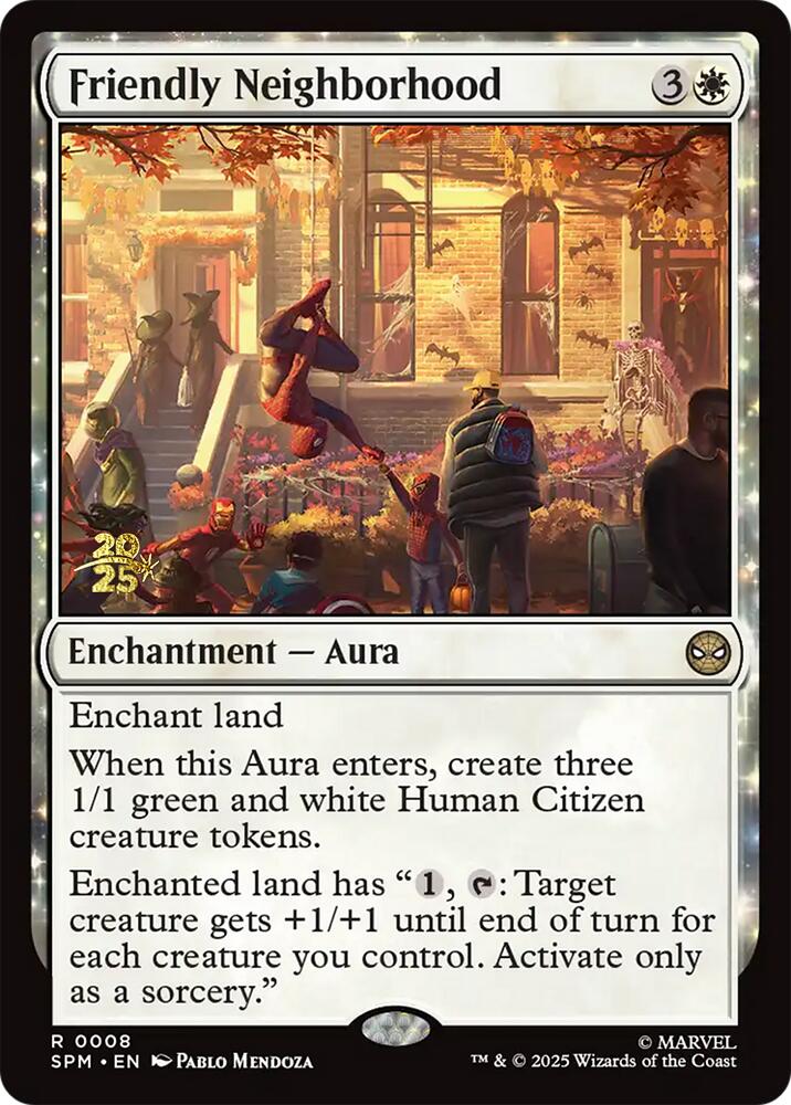 Friendly Neighborhood [Marvel's Spider-Man Prerelease Promos] | Clutch Gaming