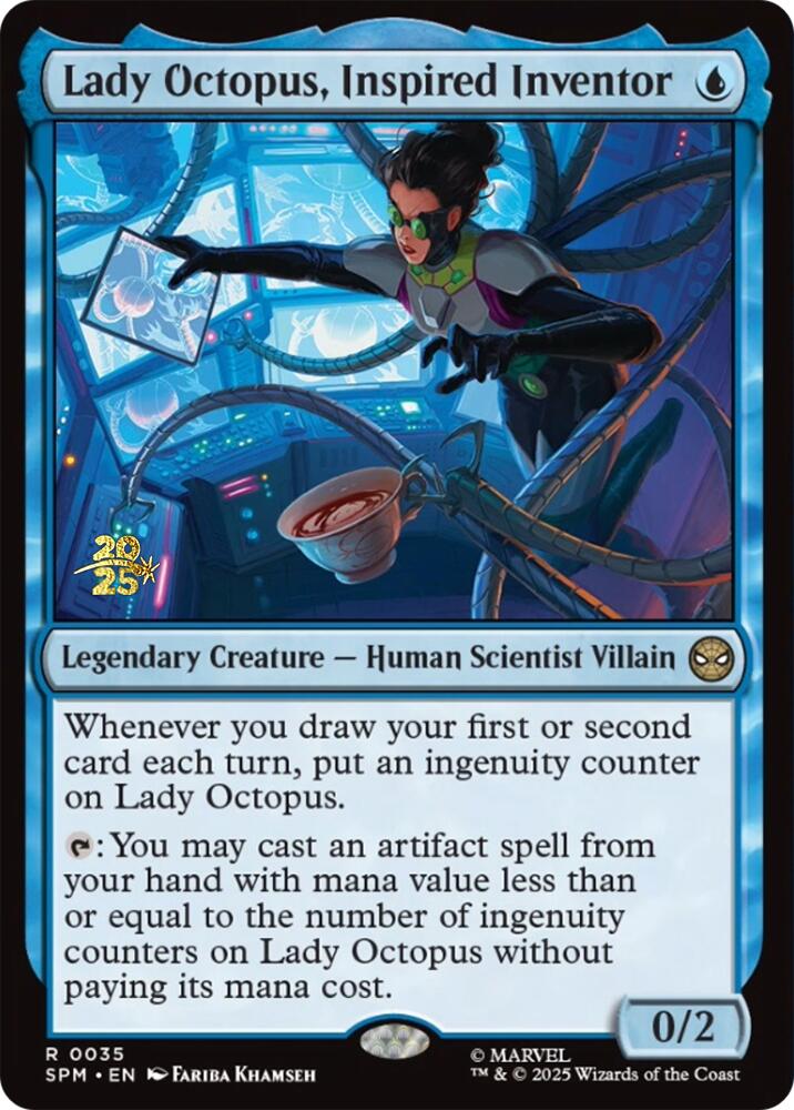 Lady Octopus, Inspired Inventor [Marvel's Spider-Man Prerelease Promos] | Clutch Gaming