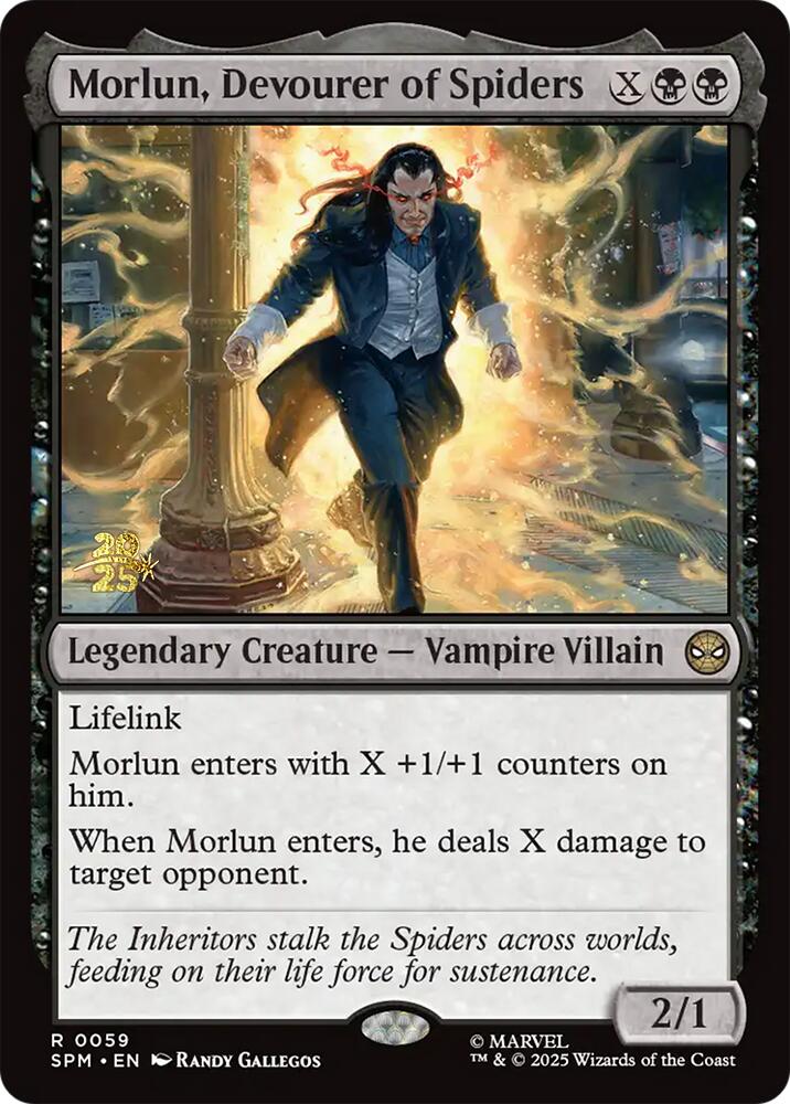 Morlun, Devourer of Spiders [Marvel's Spider-Man Prerelease Promos] | Clutch Gaming