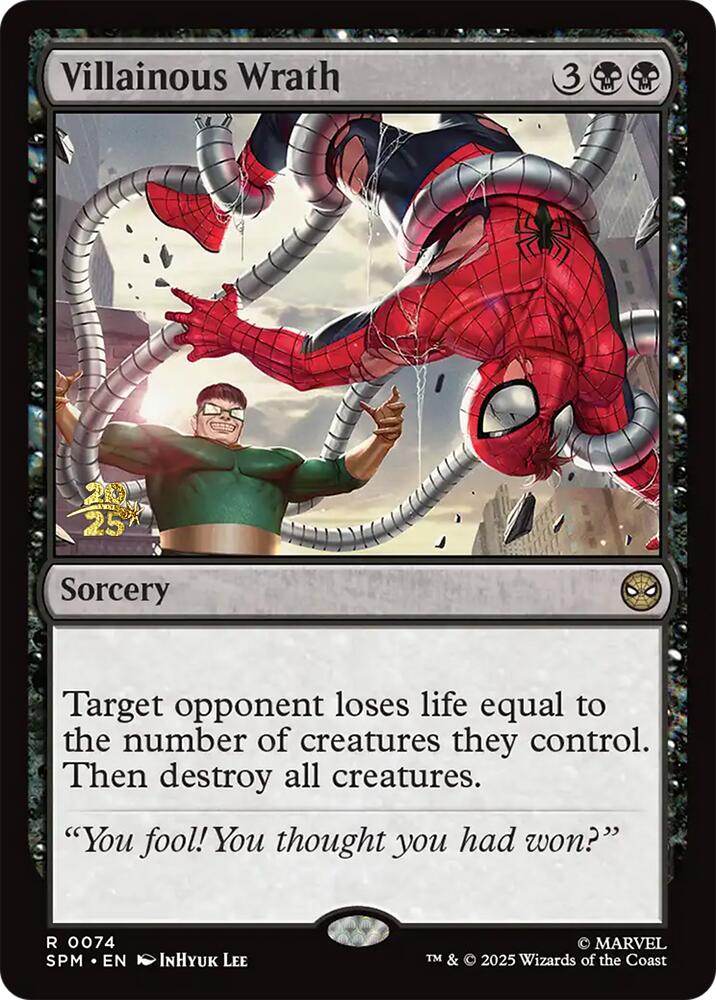 Villainous Wrath [Marvel's Spider-Man Prerelease Promos] | Clutch Gaming
