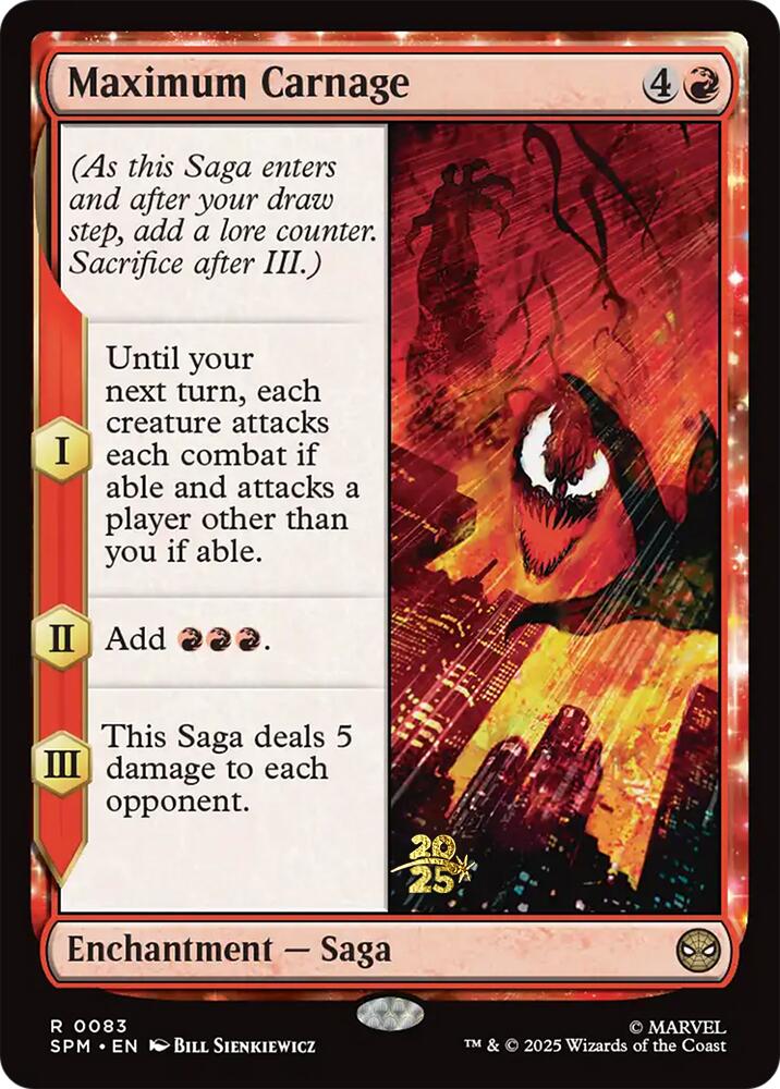 Maximum Carnage [Marvel's Spider-Man Prerelease Promos] | Clutch Gaming