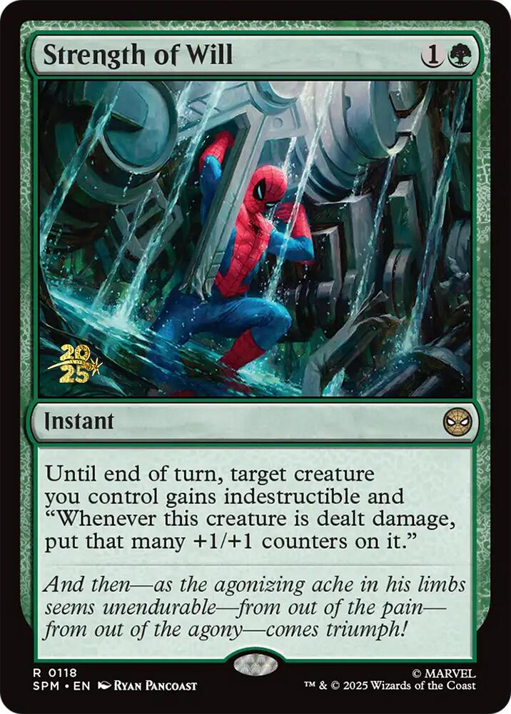 Strength of Will [Marvel's Spider-Man Prerelease Promos] | Clutch Gaming