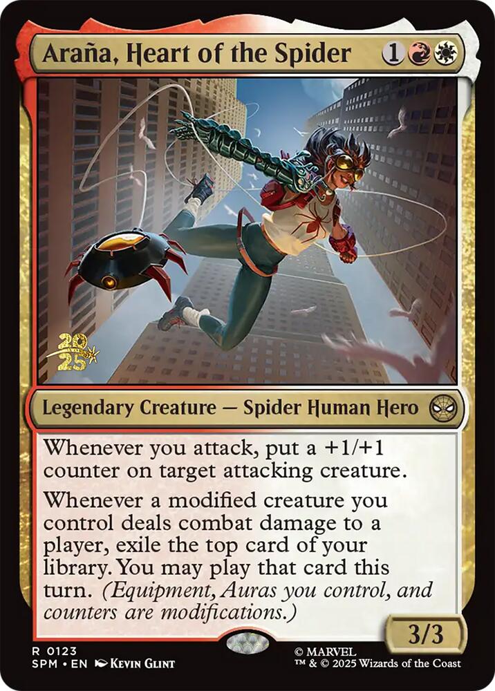 Arana, Heart of the Spider [Marvel's Spider-Man Prerelease Promos] | Clutch Gaming