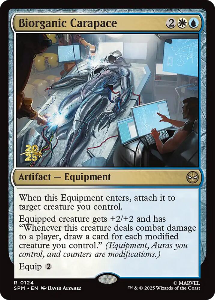 Biorganic Carapace [Marvel's Spider-Man Prerelease Promos] | Clutch Gaming