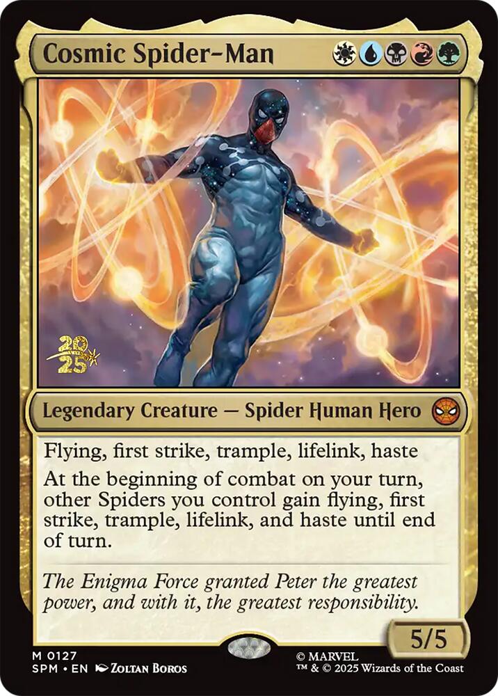 Cosmic Spider-Man [Marvel's Spider-Man Prerelease Promos] | Clutch Gaming
