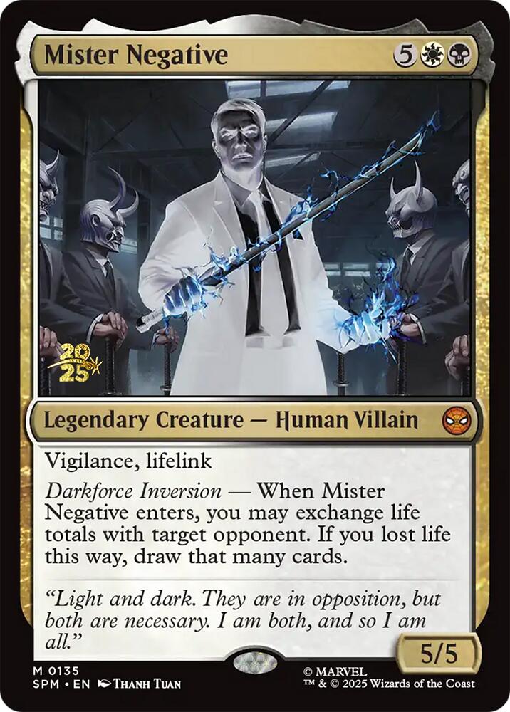 Mister Negative [Marvel's Spider-Man Prerelease Promos] | Clutch Gaming