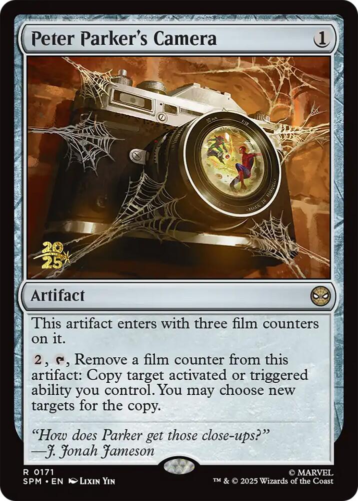 Peter Parker's Camera [Marvel's Spider-Man Prerelease Promos] | Clutch Gaming