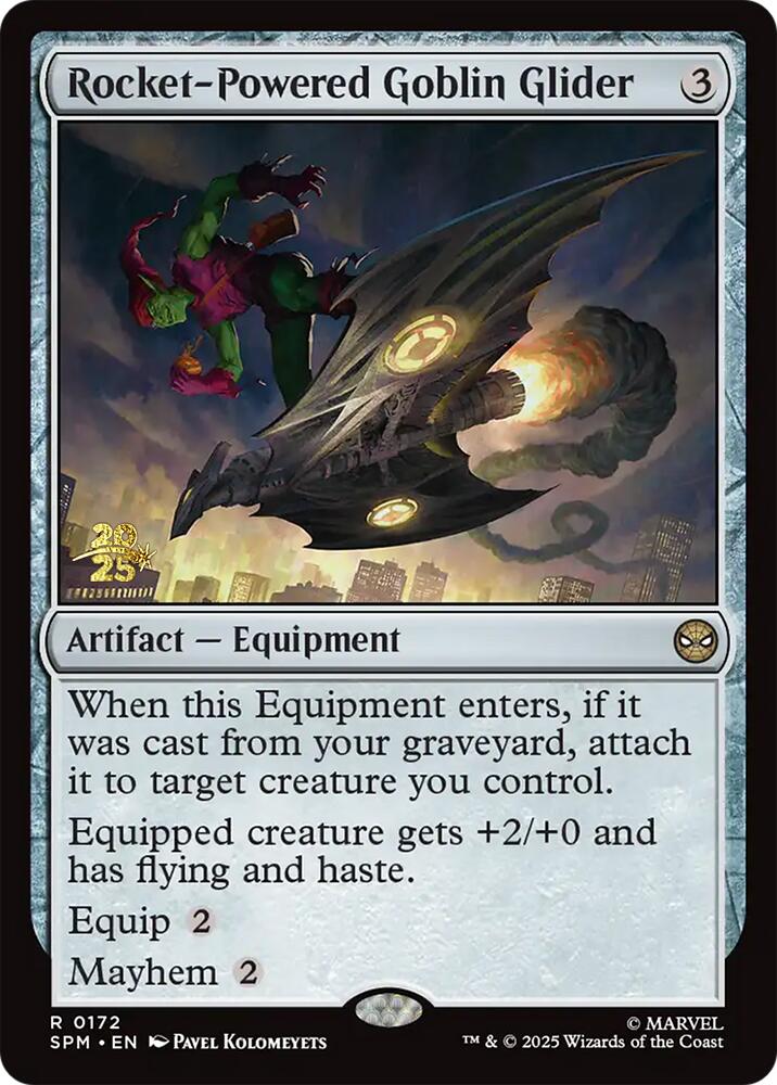 Rocket-Powered Goblin Glider [Marvel's Spider-Man Prerelease Promos] | Clutch Gaming