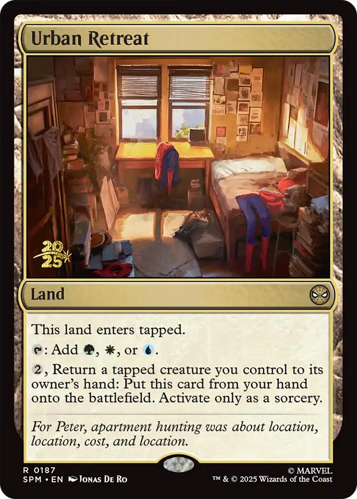 Urban Retreat [Marvel's Spider-Man Prerelease Promos] | Clutch Gaming