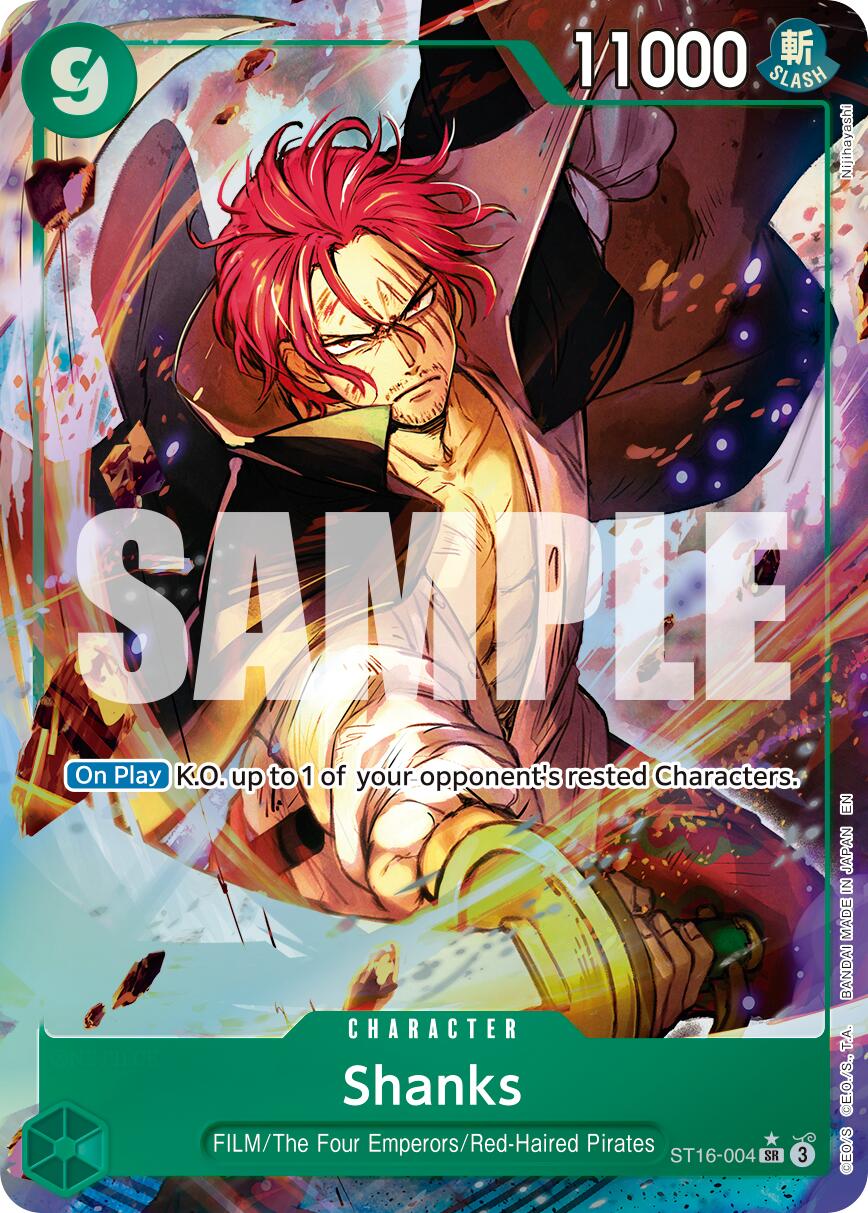 Shanks (ST16-004) (Alternate Art) [Premium Booster -The Best- Vol. 2] | Clutch Gaming