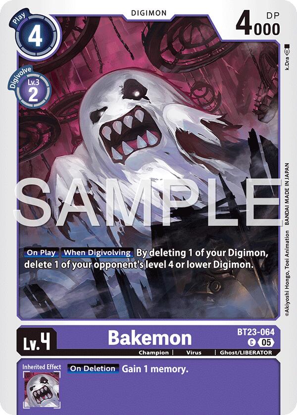 Bakemon [BT23-064] [Hackers' Slumber] | Clutch Gaming