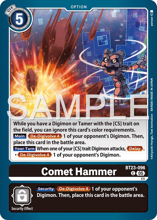 Comet Hammer [BT23-096] [Hackers' Slumber] | Clutch Gaming