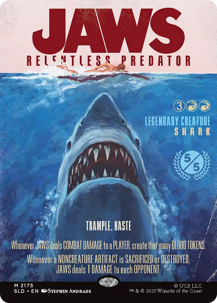 Jaws, Relentless Predator [Secret Lair Drop Series] | Clutch Gaming
