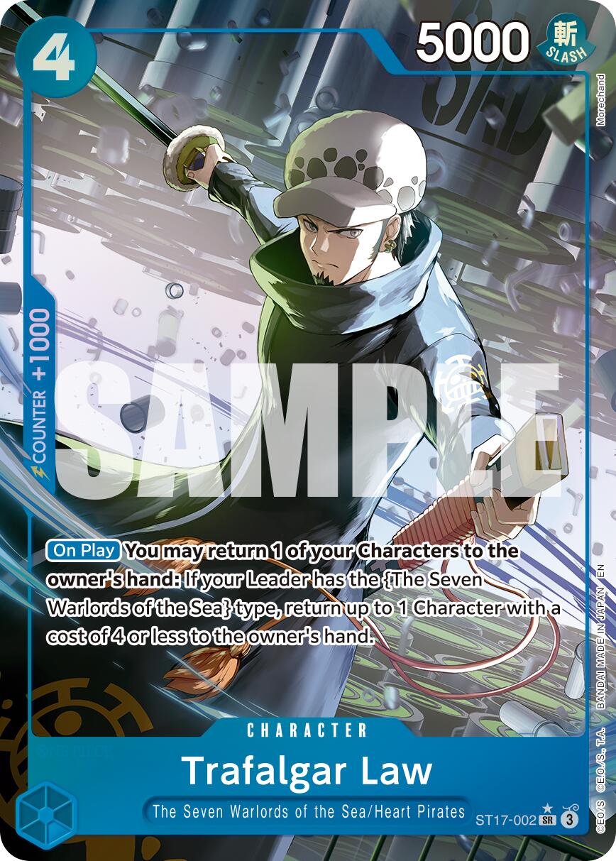 Trafalgar Law (ST17-002) (Alternate Art) [Premium Booster -The Best- Vol. 2] | Clutch Gaming
