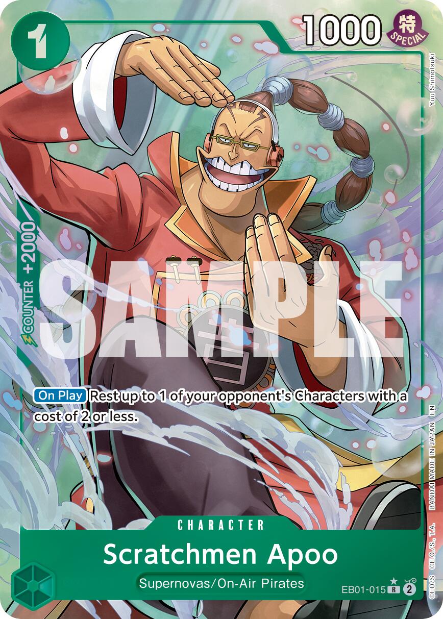 Scratchmen Apoo (Alternate Art) [Premium Booster -The Best- Vol. 2] | Clutch Gaming