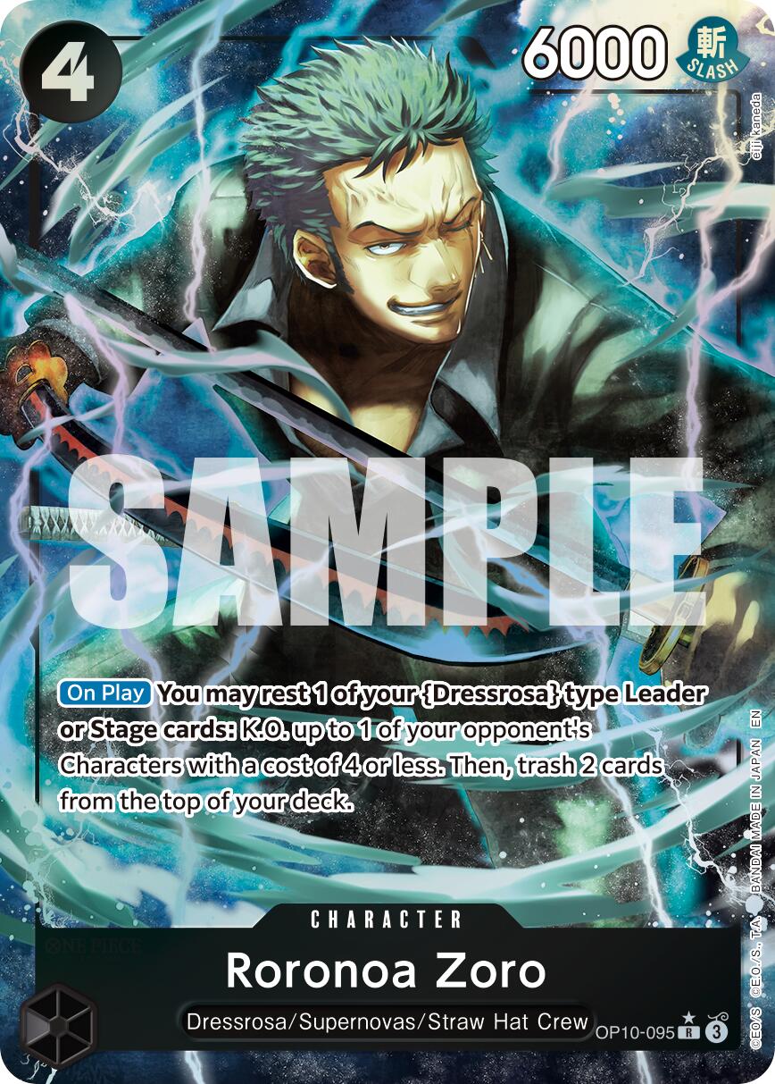 Roronoa Zoro (OP10-095) (Alternate Art) [Premium Booster -The Best- Vol. 2] | Clutch Gaming
