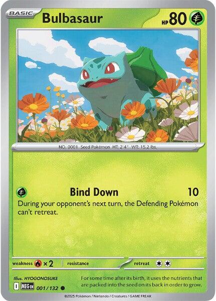 Bulbasaur (001/132) [Mega Evolutions: Base Set] | Clutch Gaming