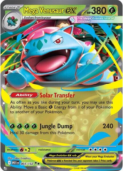 Mega Venusaur ex (003/132) [Mega Evolutions: Base Set] | Clutch Gaming