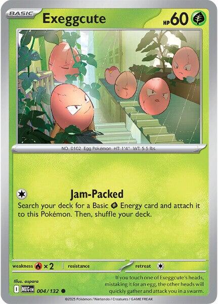 Exeggcute (004/132) [Mega Evolution: Base Set] | Clutch Gaming