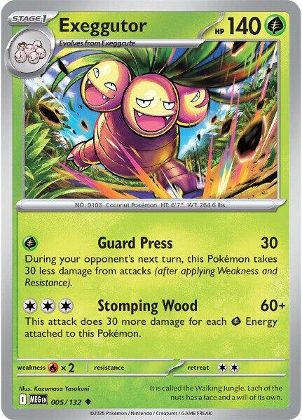 Exeggutor (005/132) [Mega Evolution: Base Set] | Clutch Gaming