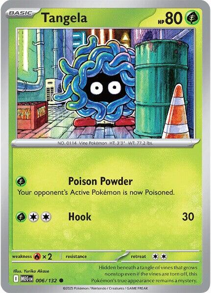 Tangela (006/132) [Mega Evolutions: Base Set] | Clutch Gaming
