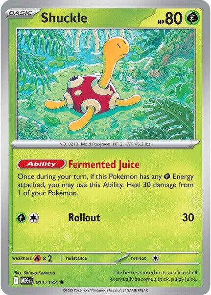 Shuckle (011/132) [Mega Evolutions: Base Set] | Clutch Gaming