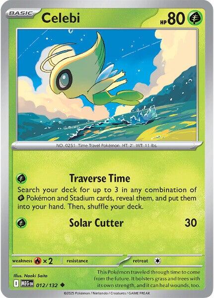 Celebi (012/132) [Mega Evolutions: Base Set] | Clutch Gaming