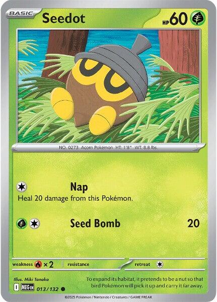 Seedot (013/132) [Mega Evolutions: Base Set] | Clutch Gaming