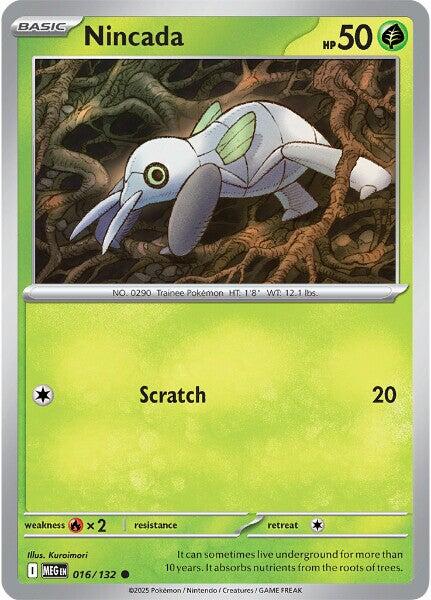 Nincada (016/132) [Mega Evolutions: Base Set] | Clutch Gaming