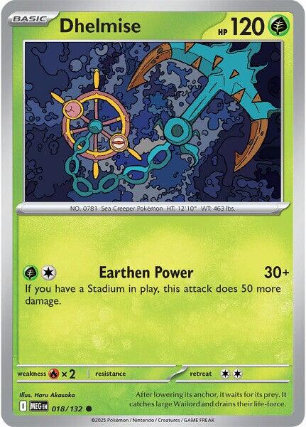 Dhelmise (018/132) [Mega Evolutions: Base Set] | Clutch Gaming