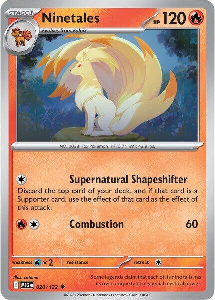 Ninetales (020/132) [Mega Evolutions: Base Set] | Clutch Gaming