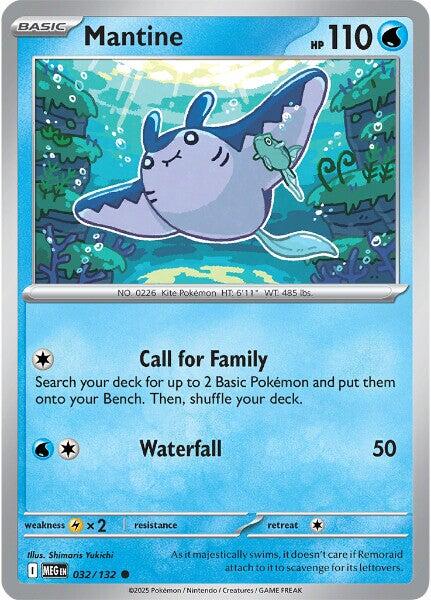 Mantine (032/132) [Mega Evolution: Base Set] | Clutch Gaming
