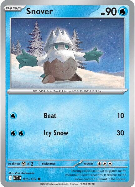 Snover (035/132) [Mega Evolutions: Base Set] | Clutch Gaming
