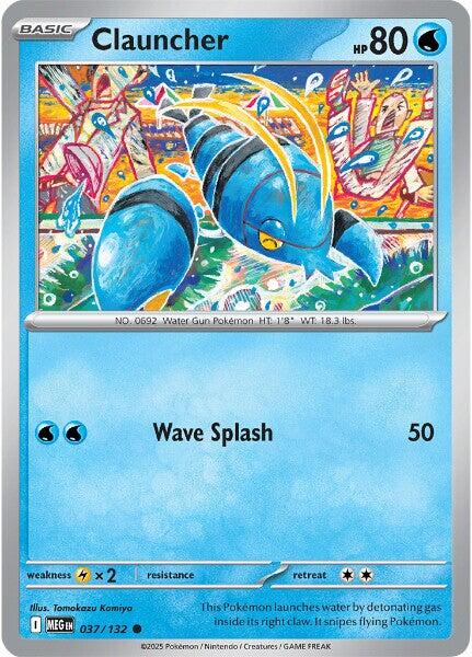 Clauncher (037/132) [Mega Evolution: Base Set] | Clutch Gaming