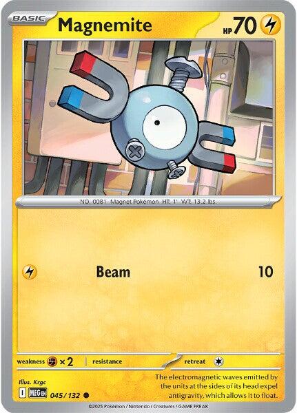 Magnemite (045/132) [Mega Evolutions: Base Set] | Clutch Gaming