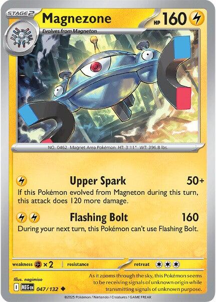 Magnezone (047/132) [Mega Evolutions: Base Set] | Clutch Gaming